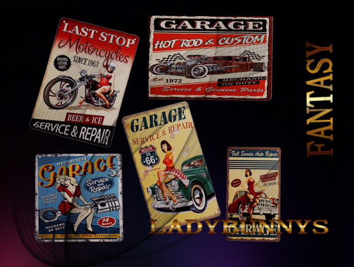 The Sign Gallery Vintage -Wall Decor-full perm texture