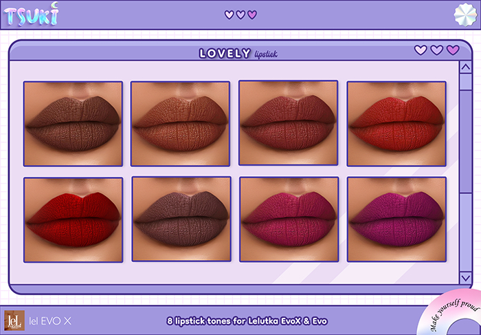 Tsuki /  Lovely Lips / Lelutka EvoX