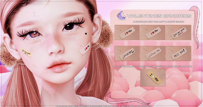 moonwaii . valentines bandaids (BOM evox)