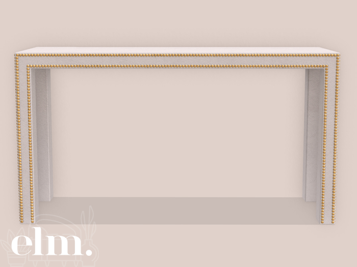 Elm. Emma Console Table [White]