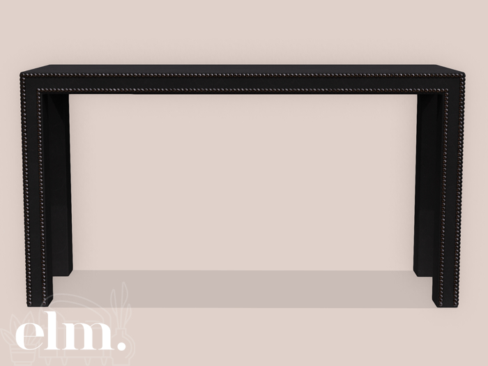 Elm. Emma Console Table [Black]