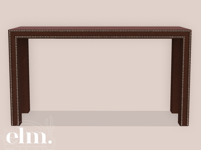 Elm. Emma Console Table [Chestnut]