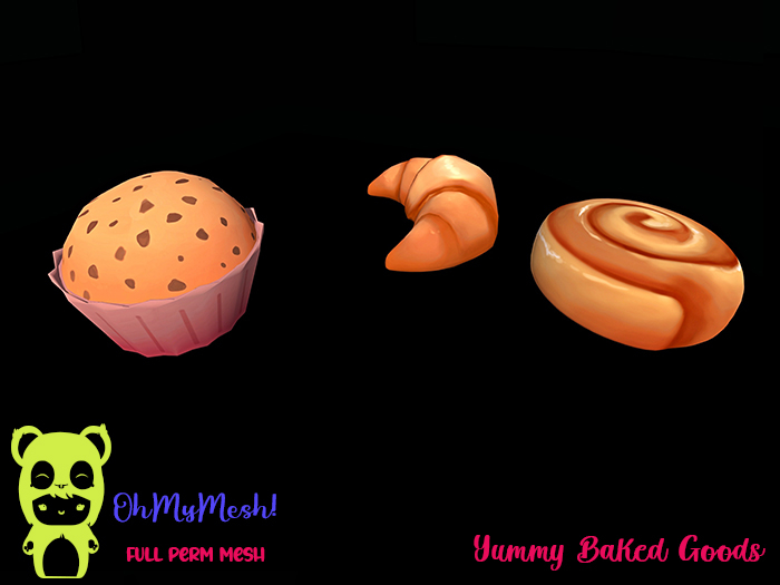 OhMyMesh! Yummy Baked Goods Full Perm Mesh