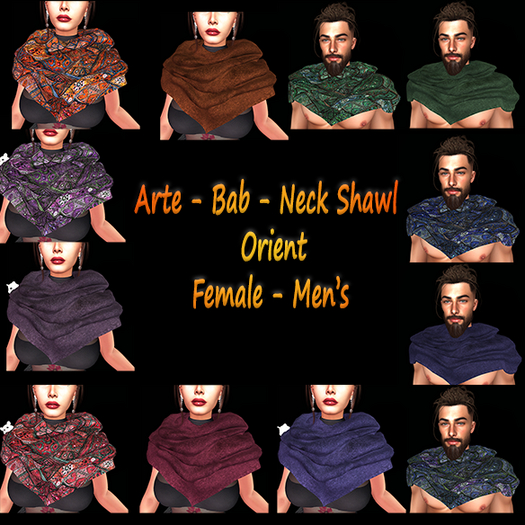Arte - Bab - Neck Shawl - Orient - DEMO