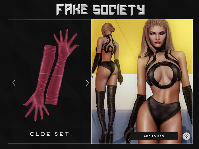 Fake Society x Cloe Gloves / Rouge