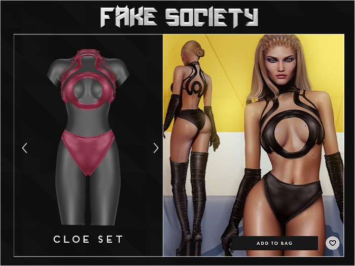 Fake Society x Cloe Outfit / Rouge