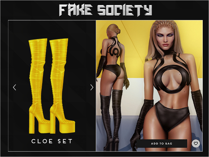 Fake Society x Cloe Stompers / Yellow