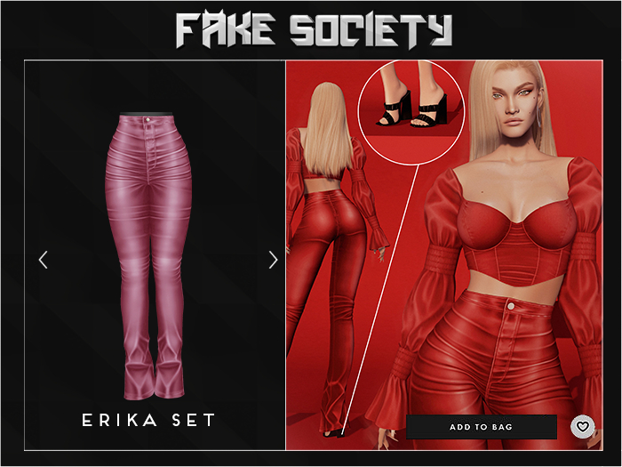 Fake Society x Erika Pants / Rouge