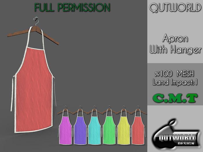 .::QUTWORLD Apron With Hanger ::.FP 