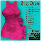 [R39] Zoey Dress-HPink