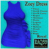 [R39] Zoey Dress-Royal
