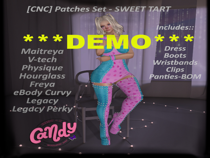 [CNC] Patches SET - SWEET TART **DEMO** 