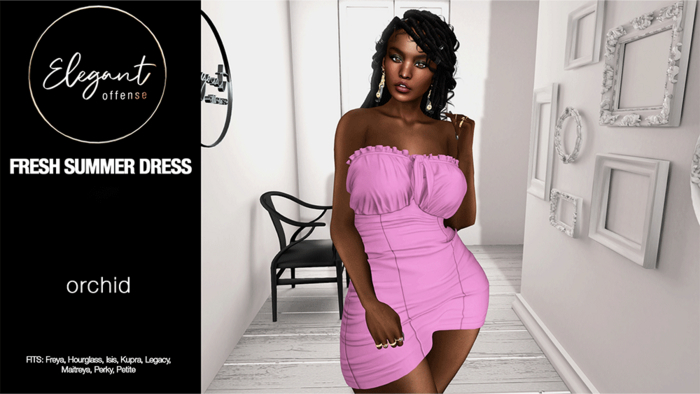 Elegant Offense: Fresh Summer Dress Orchid {add me}