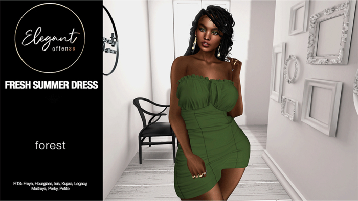 Elegant Offense: Fresh Summer Dress Forest {add me}