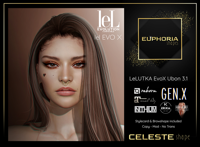 EUPHORIA Shapes - CELESTE Shape (Lel EvoX Ubon 3.1)
