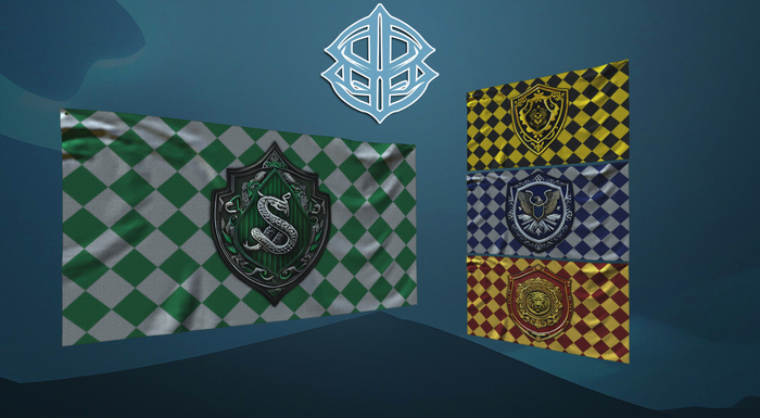 Second Life Marketplace - [A.I.] - Wizard House Crest Flags
