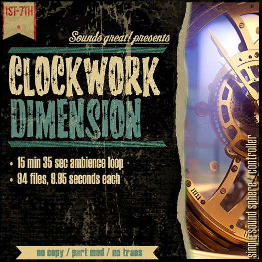 Sounds Great! Single Controller - The Clockwork Dimension