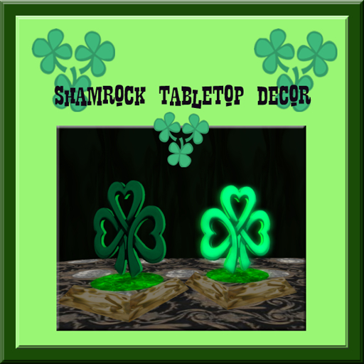 Shamrock TableTop Decor