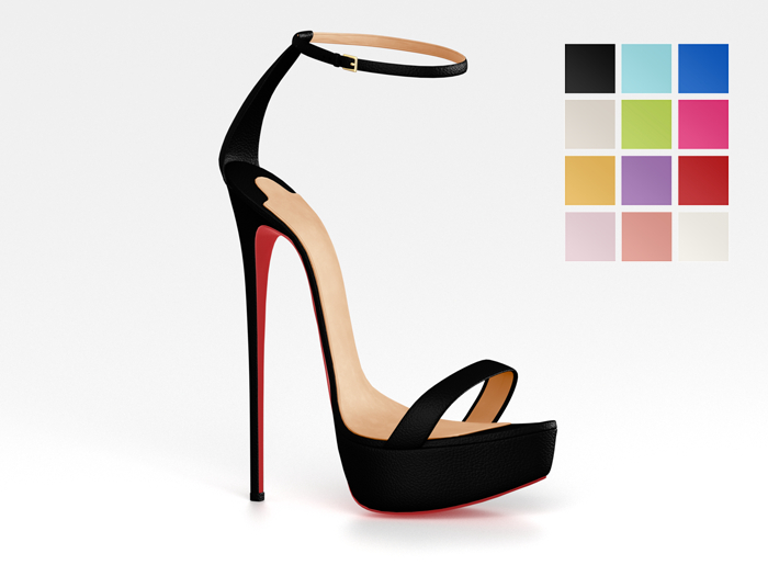 Salvadori - Classic Leather Platform Strappy High Heels