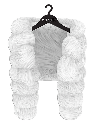 Melange: Cola Fur Coat [White]