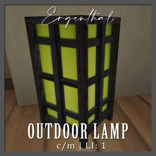 Ergenthal - Outdoor Lamp / Lantern
