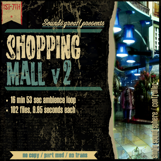 Sounds Great! Single Controller - Shopping Mall v2