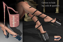 (*<*) 1313 Slither Heels - Blush ~Reborn, Legacy, Maitreya~