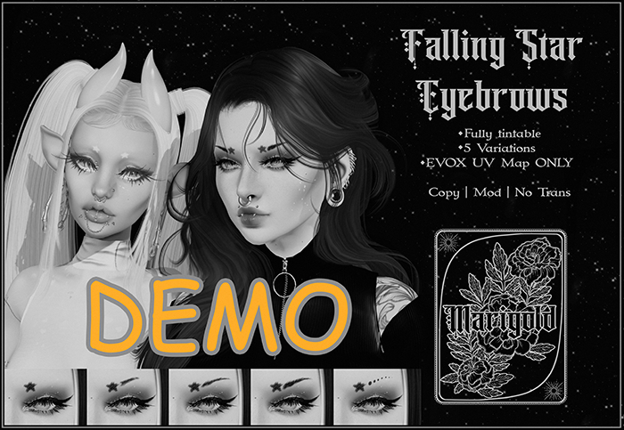 [Marigold] - DEMO - Falling Star Eyebrows EVOX