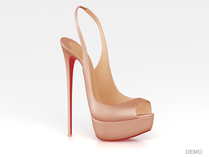 Salvadori - Demo Leather Peep Toe Slingback Pumps