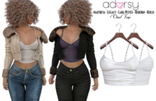 adorsy - Cleo Top White - Maitreya/Legacy/Lara Petite/Reborn-Rolls
