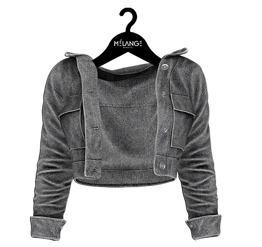 Melange: Raj Jean Jacket [Grey]