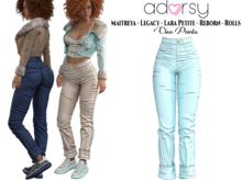 adorsy - Cleo Pants Light Blue - Maitreya/Legacy/Lara Petite/Reborn-Rolls