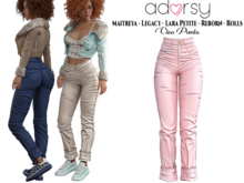 adorsy - Cleo Pants Soft Pink - Maitreya/Legacy/Lara Petite/Reborn-Rolls