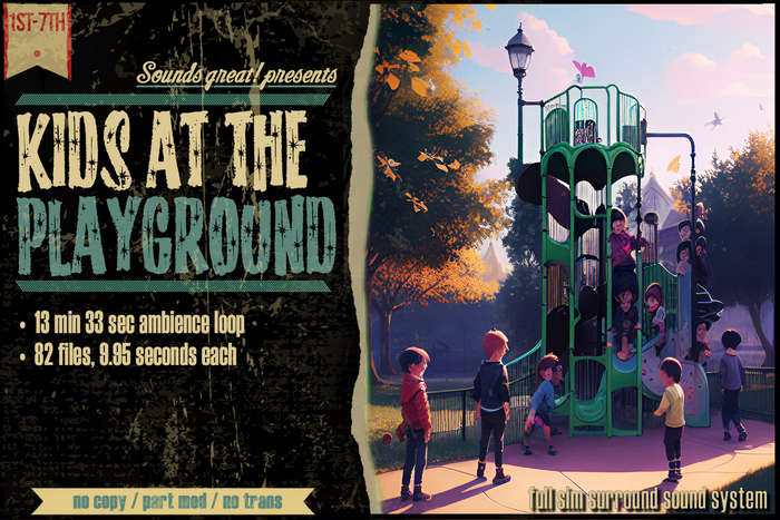 Sounds Great! Ambient System - Kids at the Playground