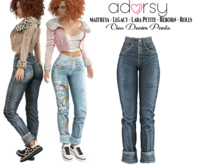 Cleo Denim Pants - Maitreya Denim Pants  Reborn Denim Pants Legacy Denim Pants Rolls Denim Pants