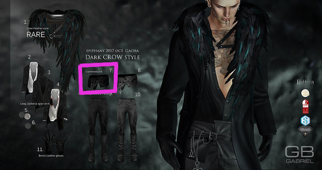 7.::GB::Cummerbund / Black