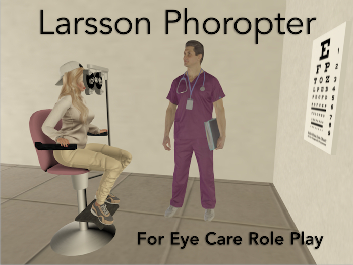 Eye Doctors Use Phoropter - Refractor For Opthalmic - Eye Care Role Play