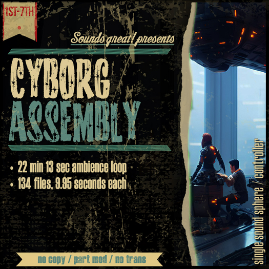 Sounds Great! Single Controller - Cyborg Assembly Line