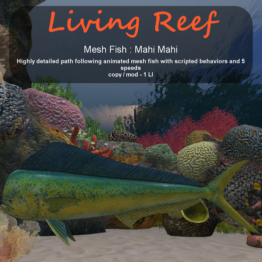 Inochi Reef : Mesh Fish - Mahi Mahi