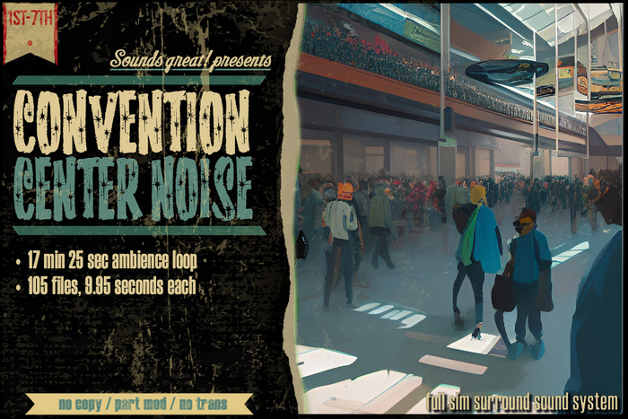 Sounds Great! Single Controller - Convention Center Noise