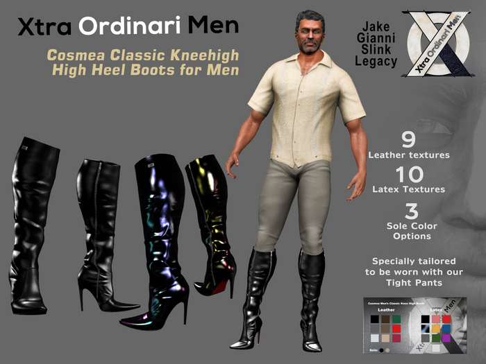 *XO MEN* Cosmea Classic Knee Boots