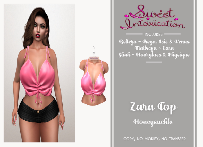 ::Sweet Intoxication:: Zara Top - Honeysuckle