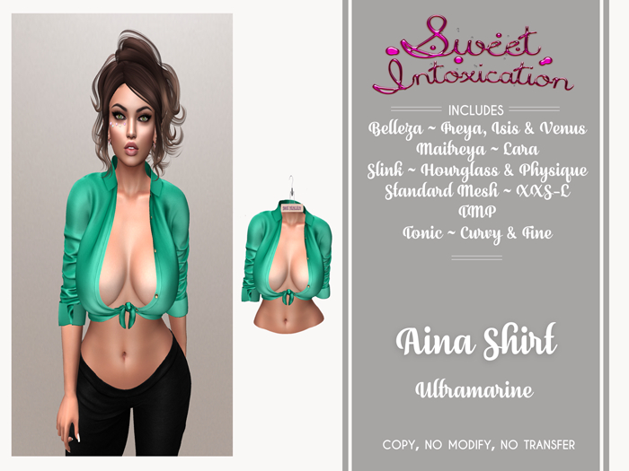 ::Sweet Intoxication:: Aina Shirt - Ultramarine