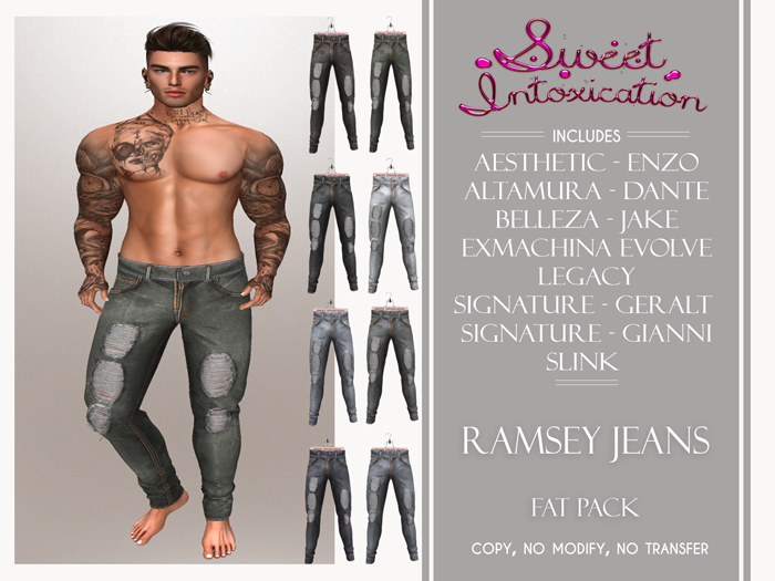 ::Sweet Intoxication:: Ramsey Jeans - Fat Pack