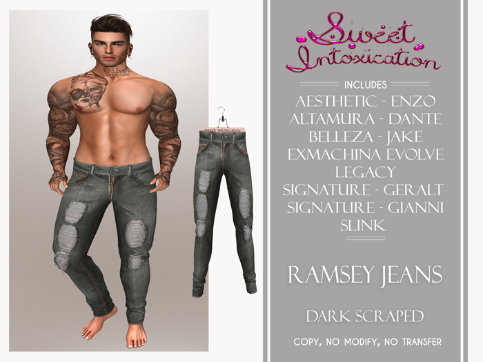 ::Sweet Intoxication:: Ramsey Jeans - Dark Scraped