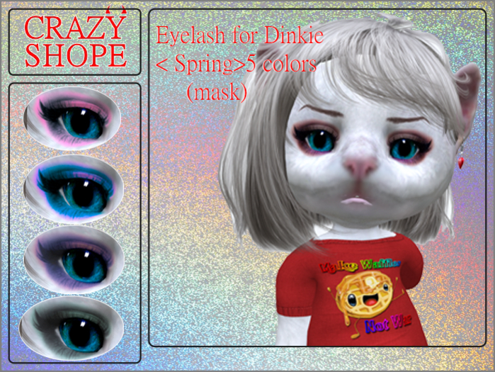 BOX 01.03 CR SH Eyelash for Dinkie < Spring>5 colors (mask)