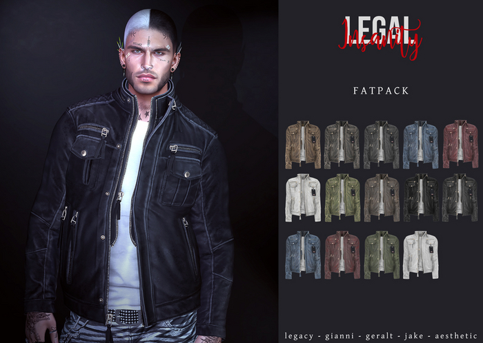 Legal Insanity - Blade leather jackets FATPACK
