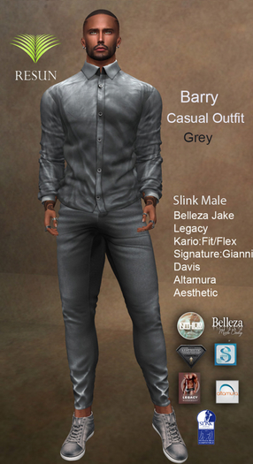 Res_Barry Outfit Grey