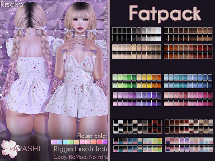 [^.^Ayashi^.^] Risako hair-Fatpack
