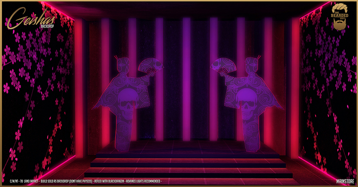 Geishas Backdrop - The Bearded Guy